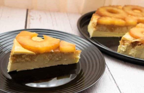 Gâteau à l’ananas renversé sans beurre : recette légère et gourmande